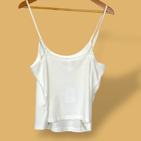 NEW Andie The Cami Ribbed Bamboo Blend Off White Cream Soft Adjustable Womens XL - Picture 3 of 8